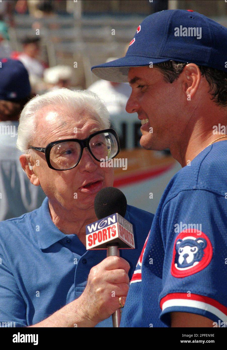 SEE IT: Beloved Cubs announcer Harry Caray 'returns' at Field of