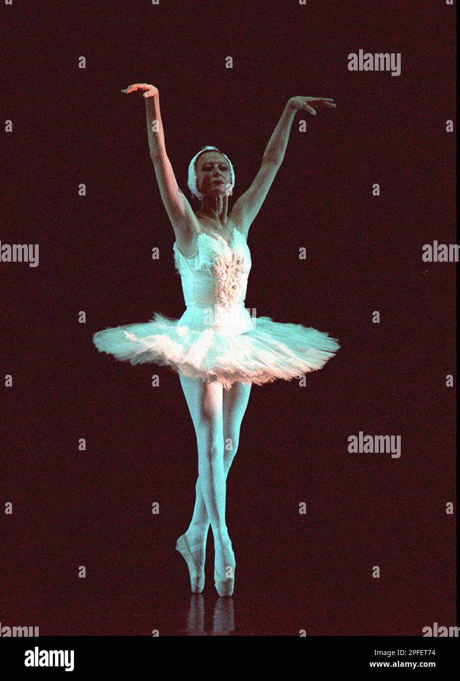 Famous Russian ballerina Maya Plisetskaya performs "The Dying Swan