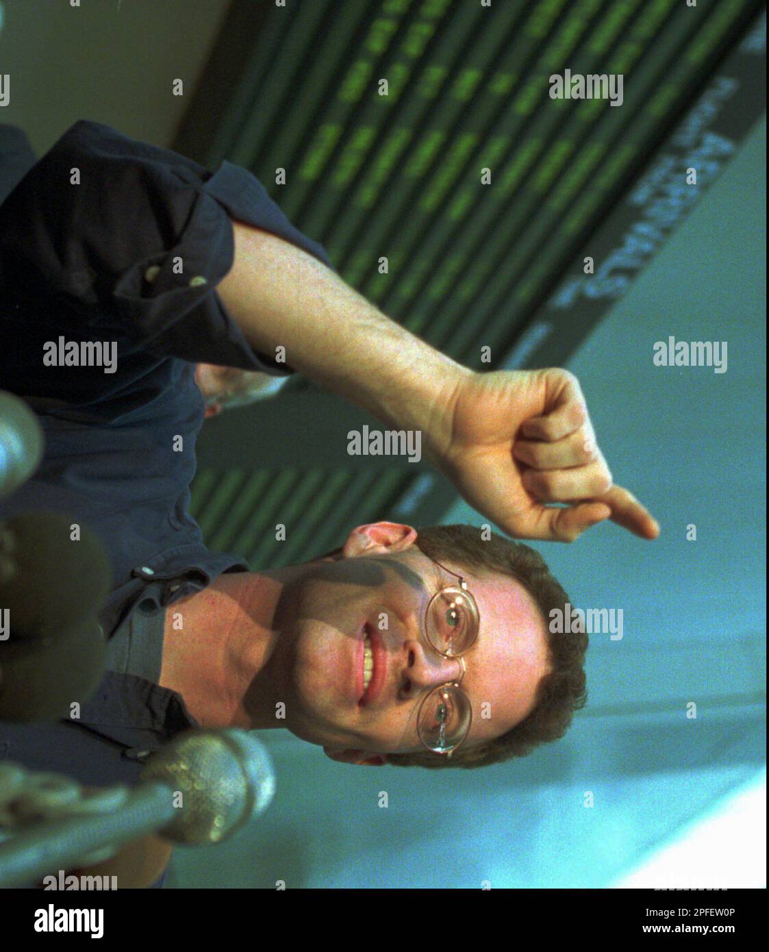 Christian Science Monitor reporter David Rohde gestures as he says he ...