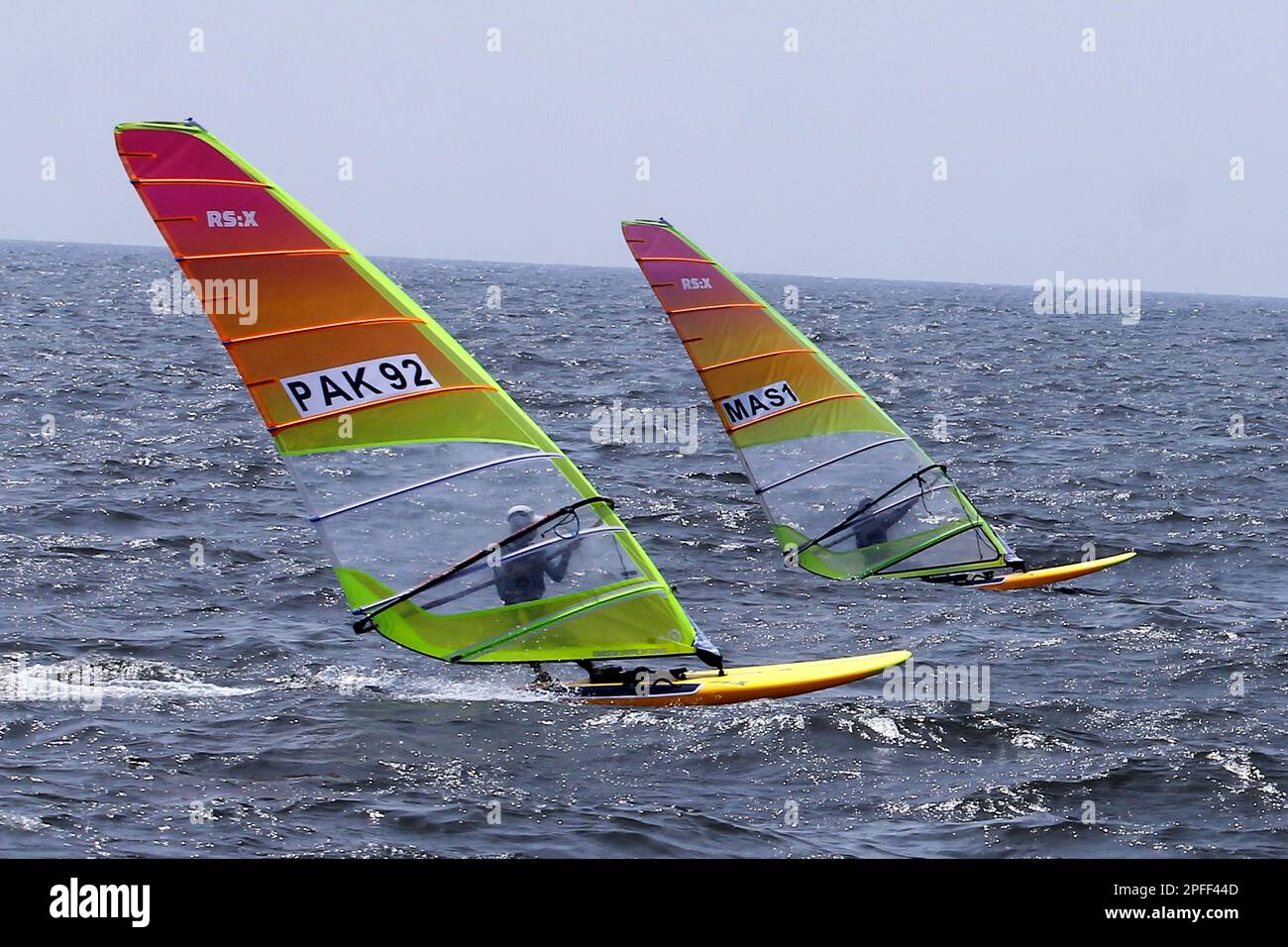 Karachi. 16th Mar, 2023. Participants compete during the firstever CNS