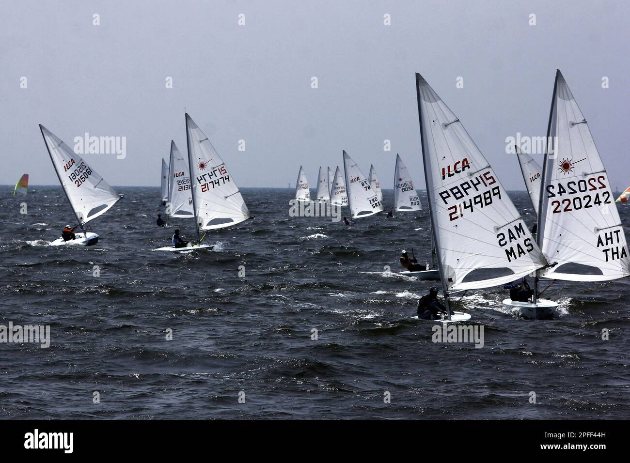 Karachi. 16th Mar, 2023. Participants compete during the firstever CNS