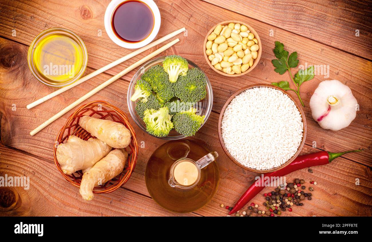 The Chinese dishes are most popular around the world. Some sorts of cuisine are Anhui, Cantonese, Fujian, Hunan, Jiangsu, Shandong, Sichuan, and Zheji Stock Photo