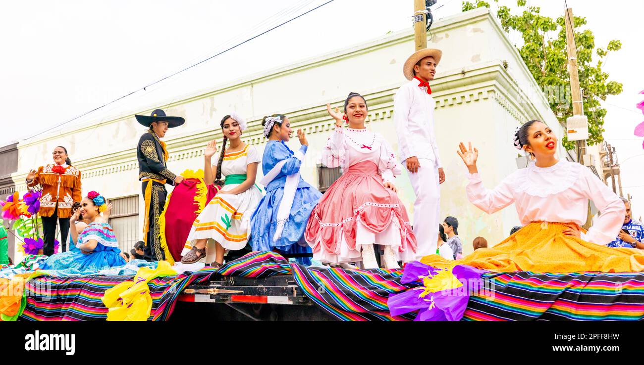 Matamoros, Tamaulipas, Mexico February 25, 2023 Fiestas Mexicanas