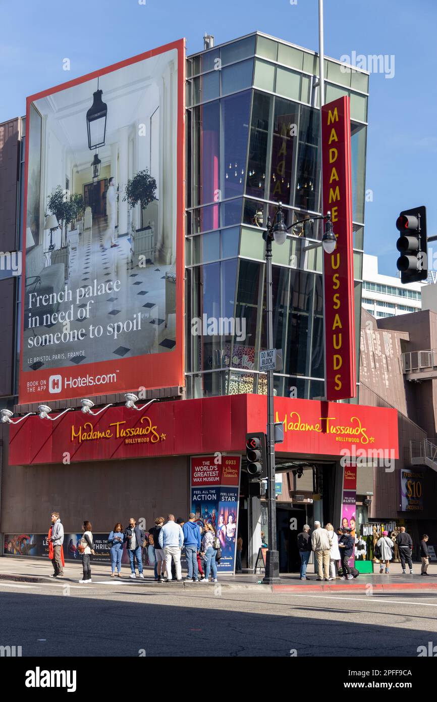 Madame Tussauds wax museum Hollywood California USA on February 5th 2023 Stock Photo Alamy