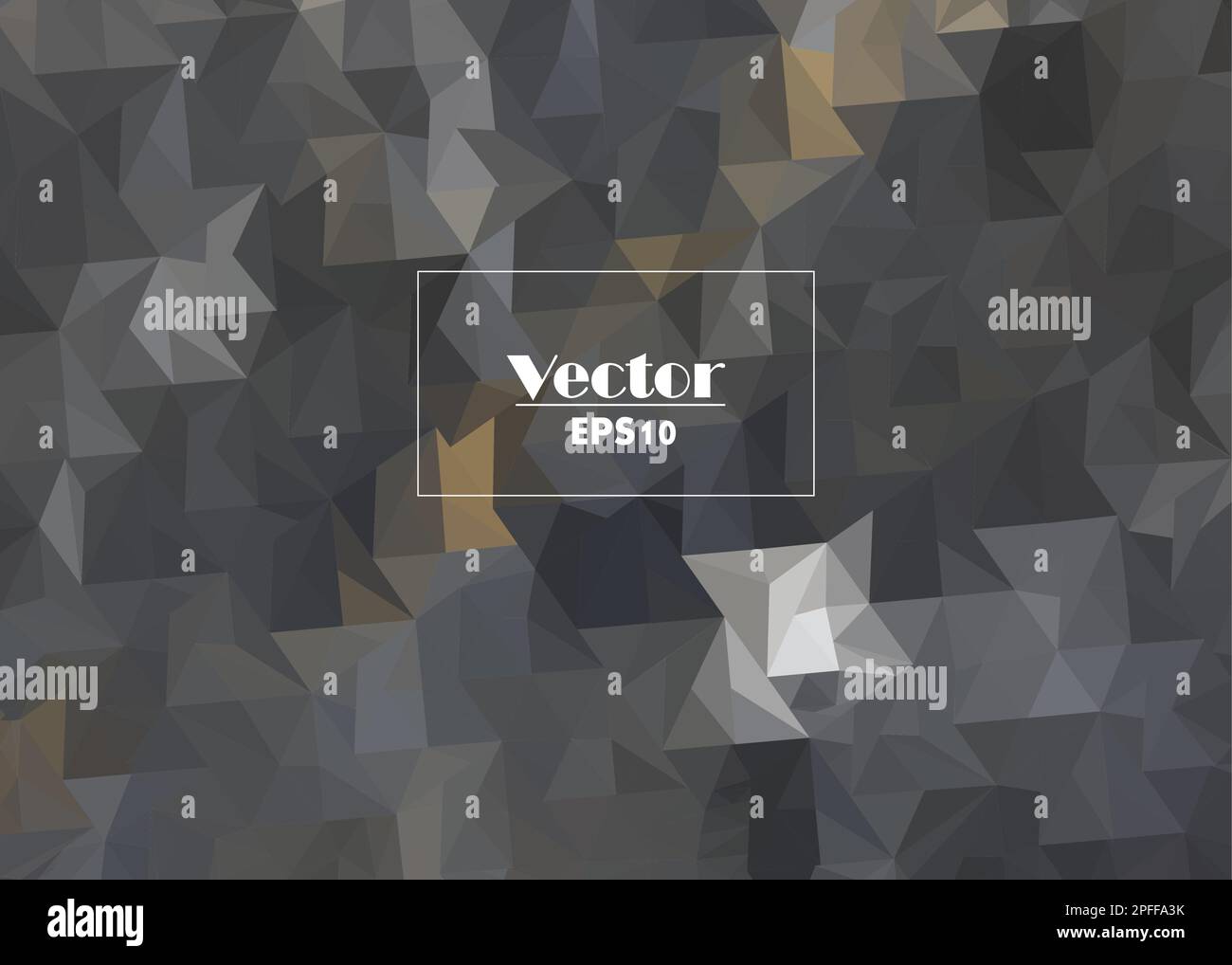 Spread white background to black . Polygonal pattern Stock Vector Image