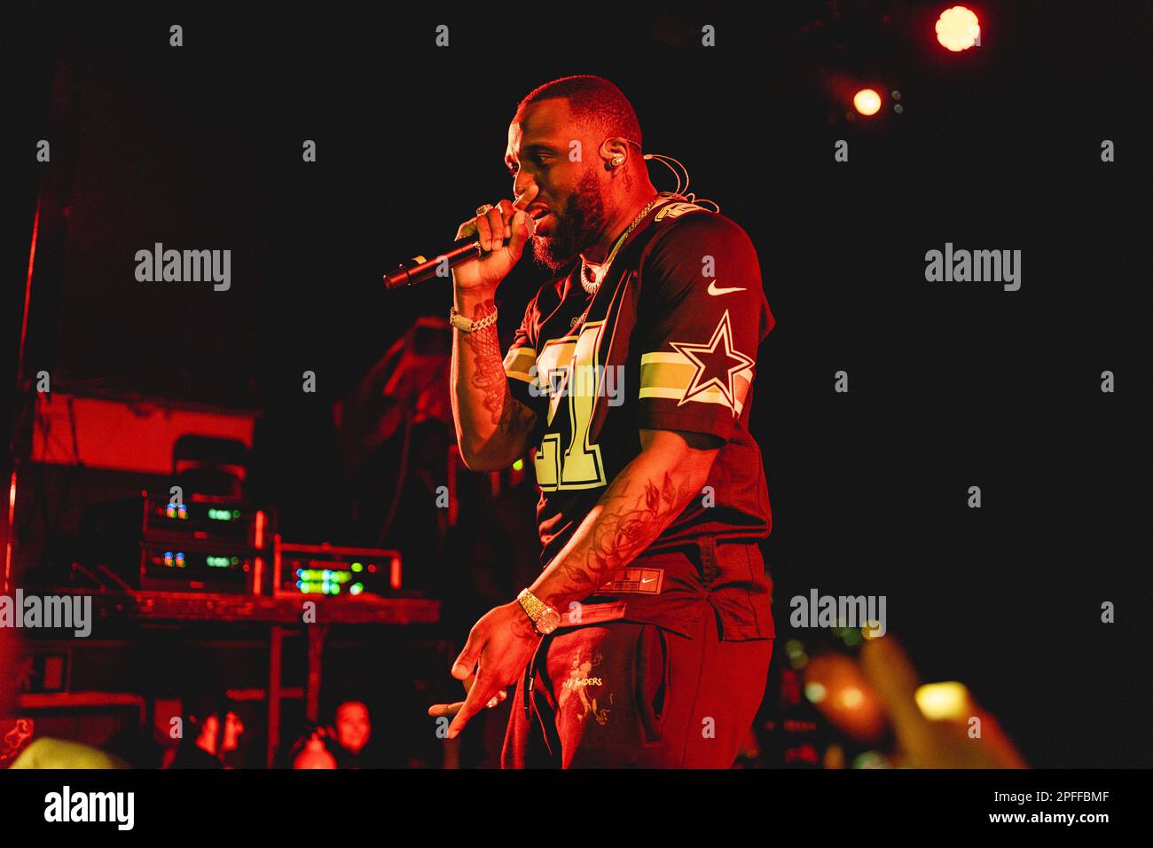 Copenhagen, Denmark. 15th, March 2023. The British rapper Headie One performs a live concert at Pumpehuset in Copenhagen. (Photo credit: Gonzales Photo - Joe Miller). Stock Photo