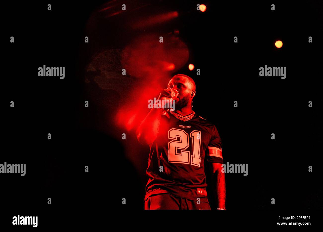 Copenhagen, Denmark. 15th, March 2023. The British rapper Headie One performs a live concert at Pumpehuset in Copenhagen. (Photo credit: Gonzales Photo - Joe Miller). Stock Photo