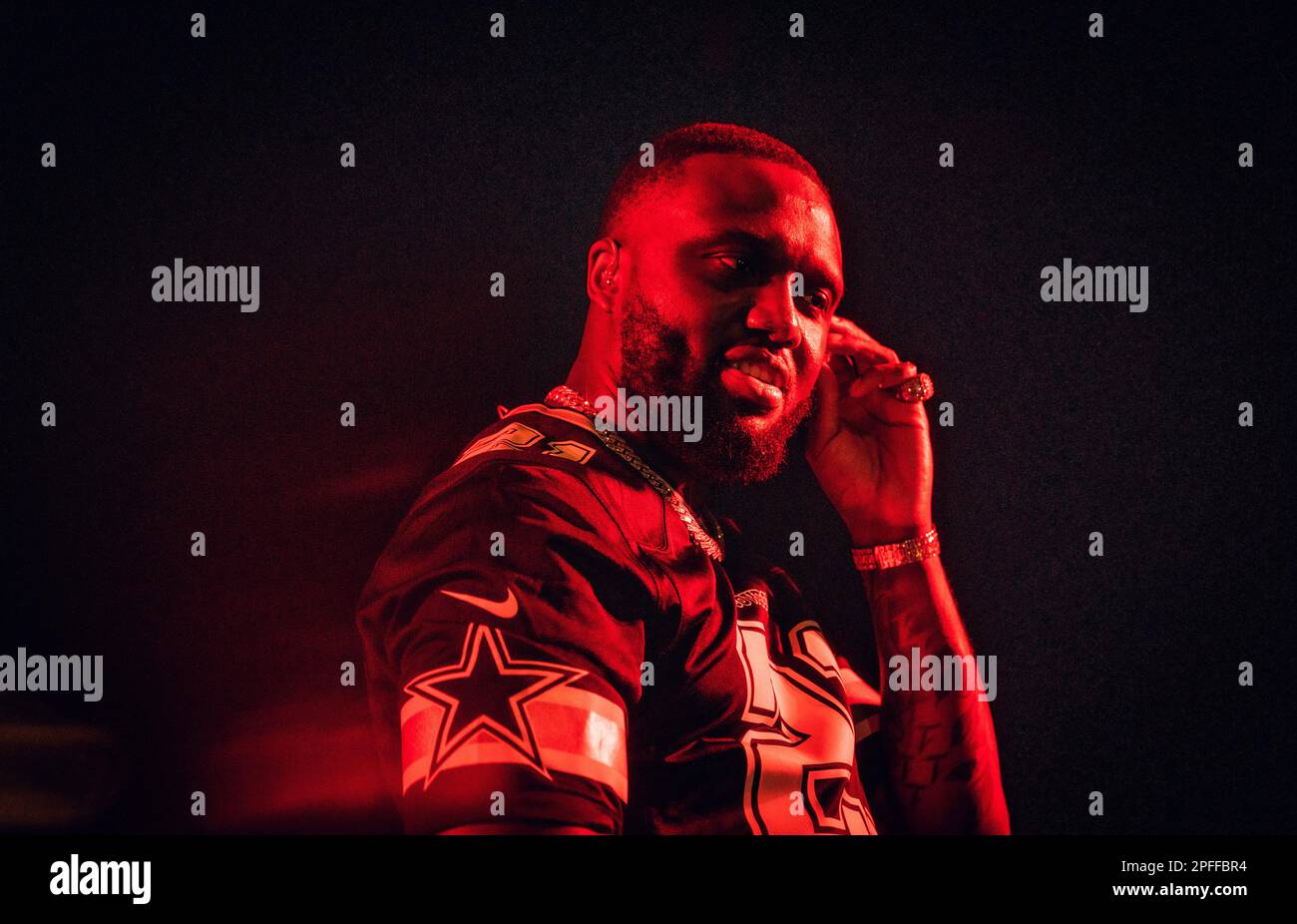 Copenhagen, Denmark. 15th, March 2023. The British rapper Headie One performs a live concert at Pumpehuset in Copenhagen. (Photo credit: Gonzales Photo - Joe Miller). Stock Photo