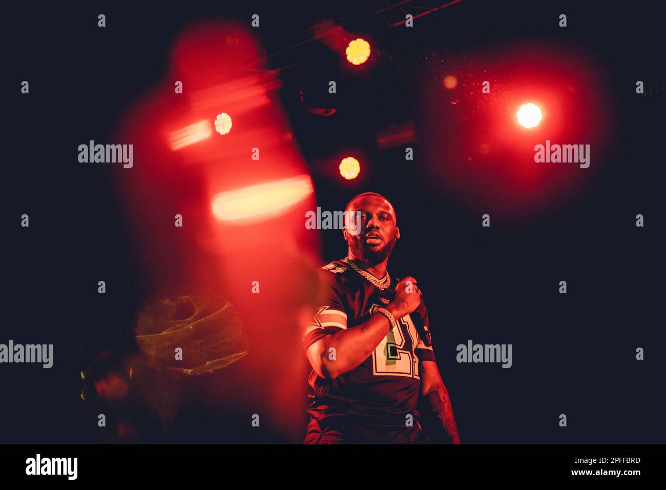 Copenhagen, Denmark. 15th, March 2023. The British rapper Headie One performs a live concert at Pumpehuset in Copenhagen. (Photo credit: Gonzales Photo - Joe Miller). Stock Photo