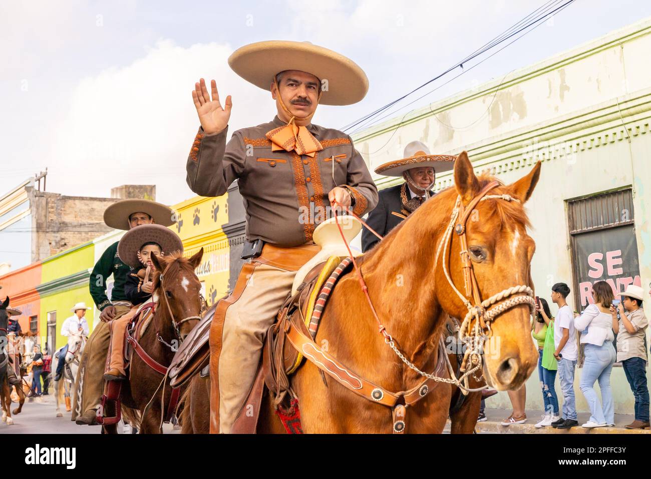 Matamoros, Tamaulipas, Mexico - February 25, 2023: Fiestas Mexicanas ...