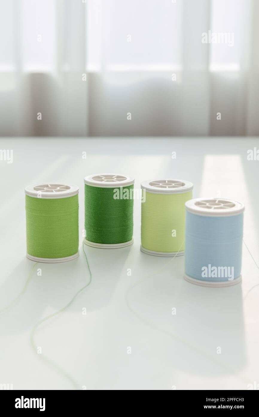 aesthetic photo of handmade, crafting hobbies, thread Stock Photo - Alamy