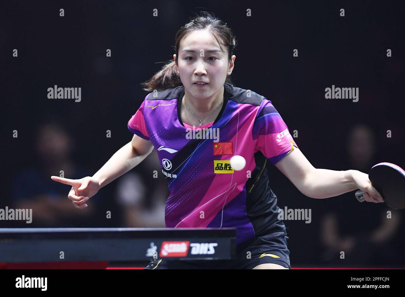 Singapore, Singapore. 17th Mar, 2023. Qian Tianyi (CHN) Table Tennis