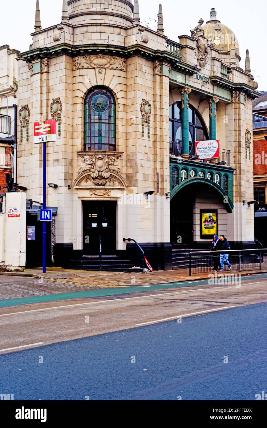 The Old Tower Theatre, Hull, Humberside, England Stock Photo