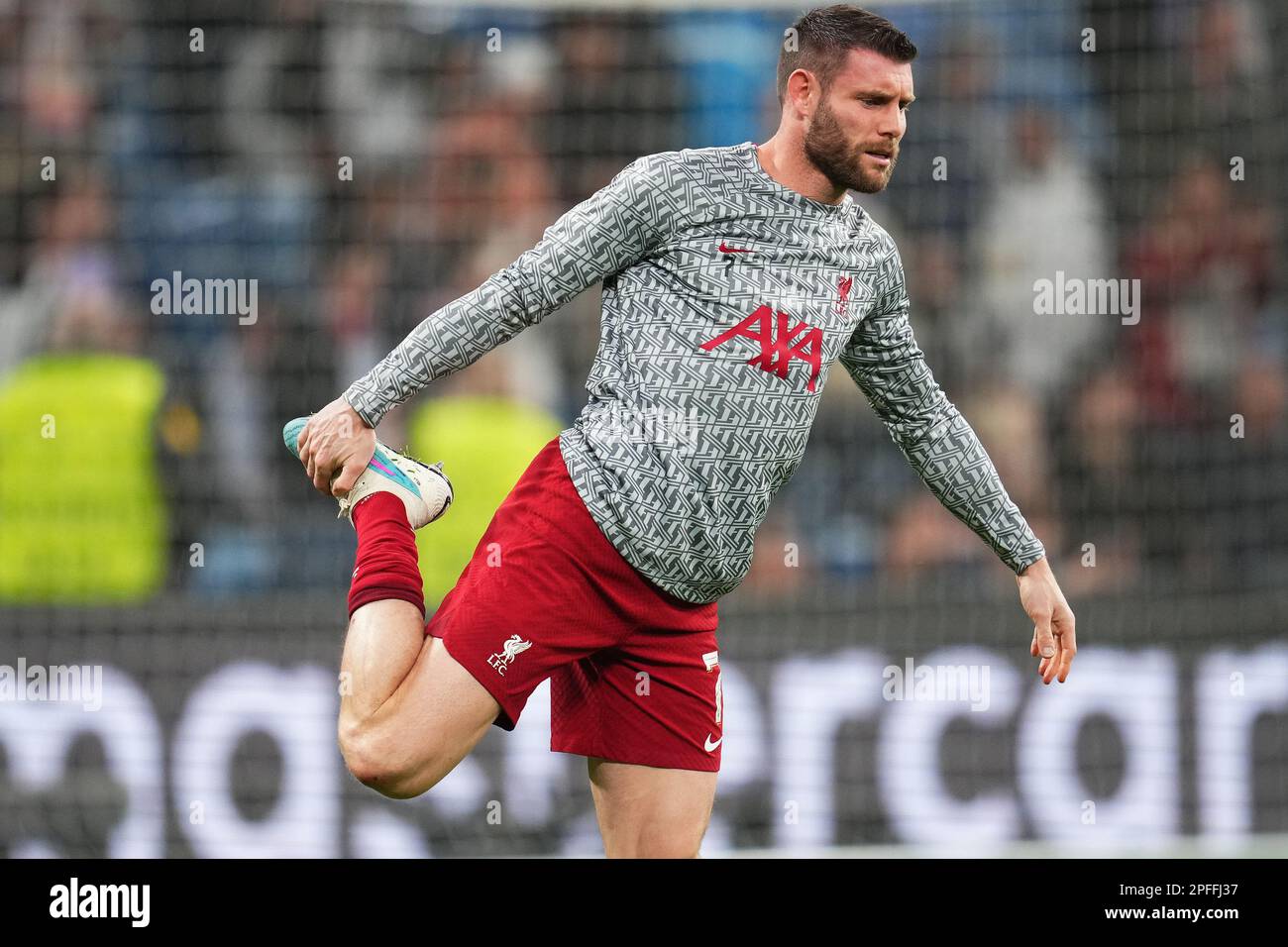 James Milner of Liverpool FC during the UEFA Champions League match ...