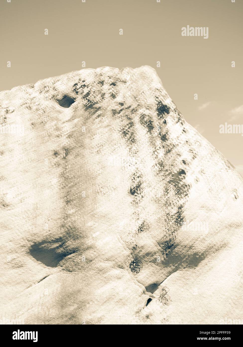 Black and White, Standing Stone, Ritual Landscape, Avebury, Wiltshire ...