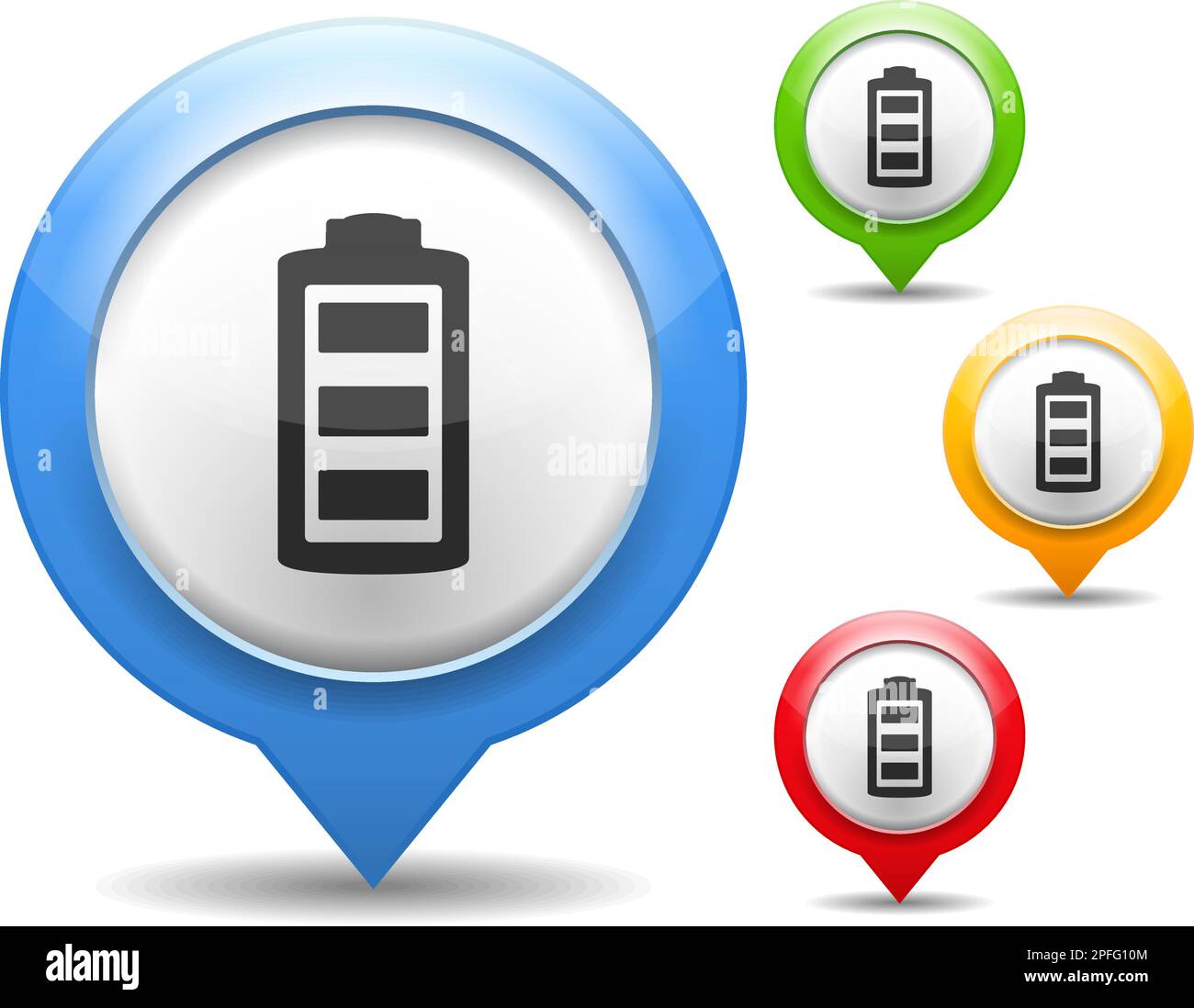 Battery pin Stock Vector Images - Alamy