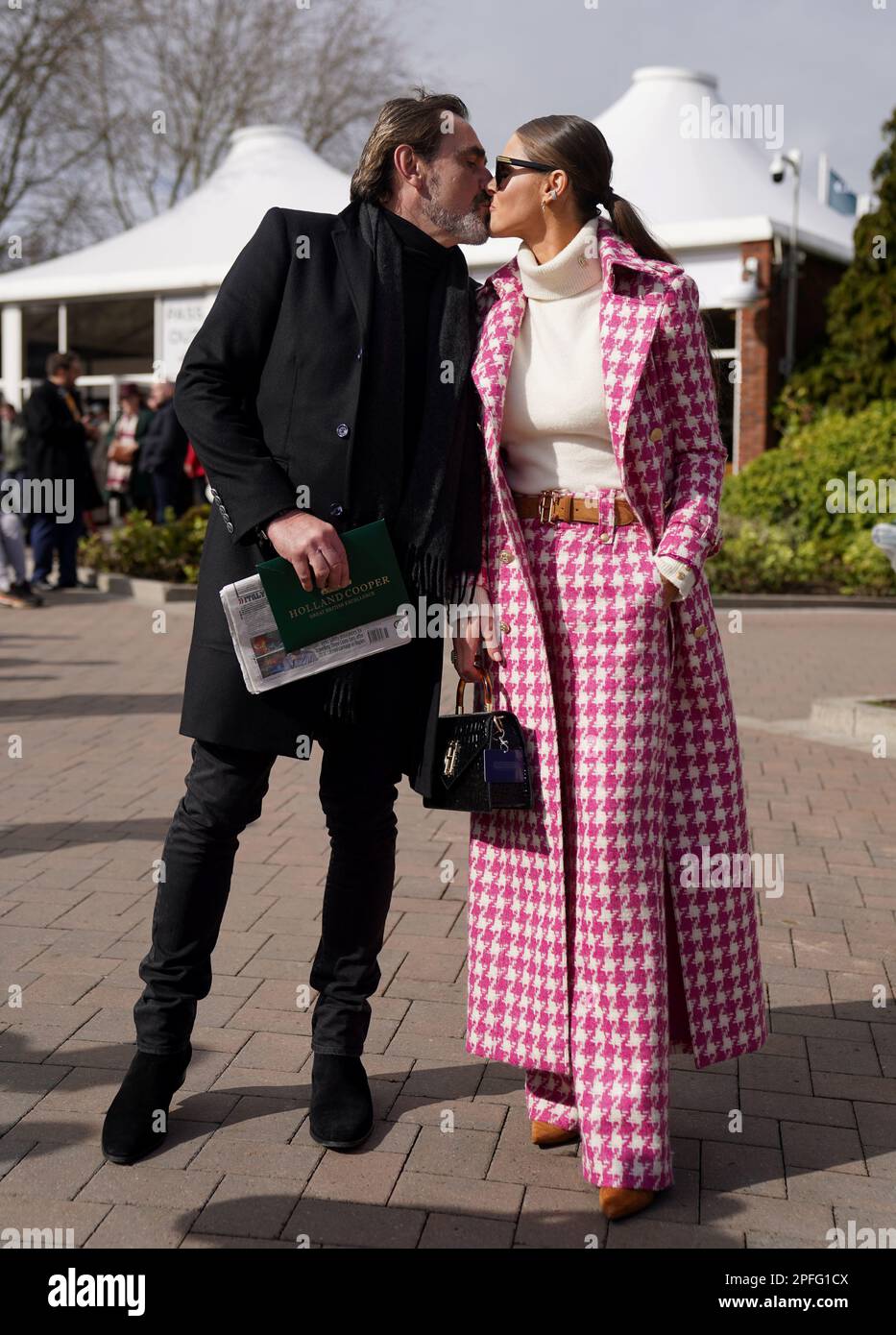 Julian Dunkerton and Jade Holland Cooper arriving ahead of day four of