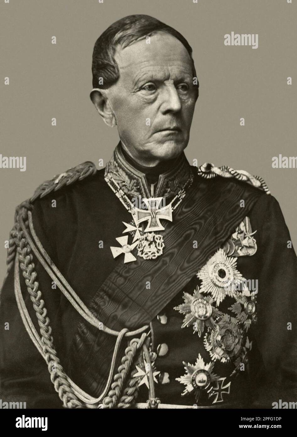 Helmuth Karl Bernhard Graf von Moltke Stock Photo