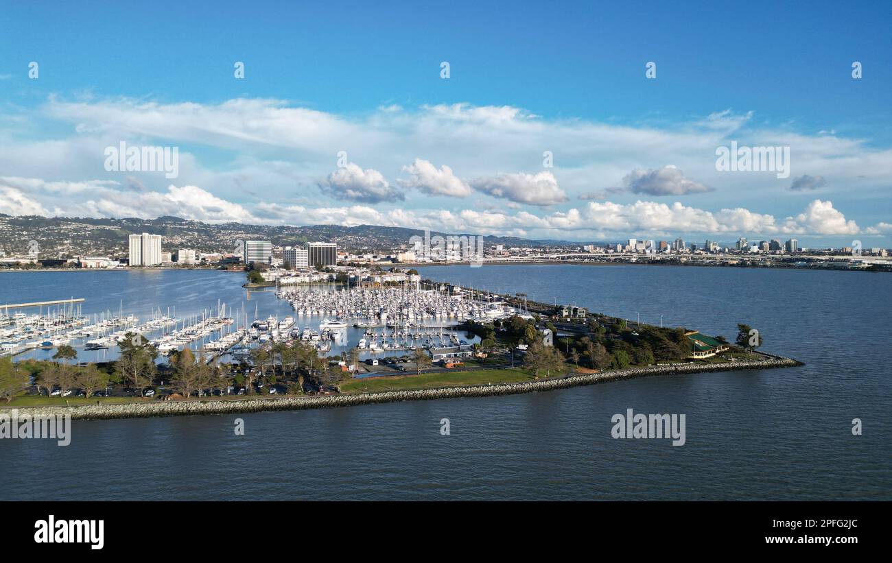An aerial View of a City, Bay area, Emeryville Stock Photo Alamy