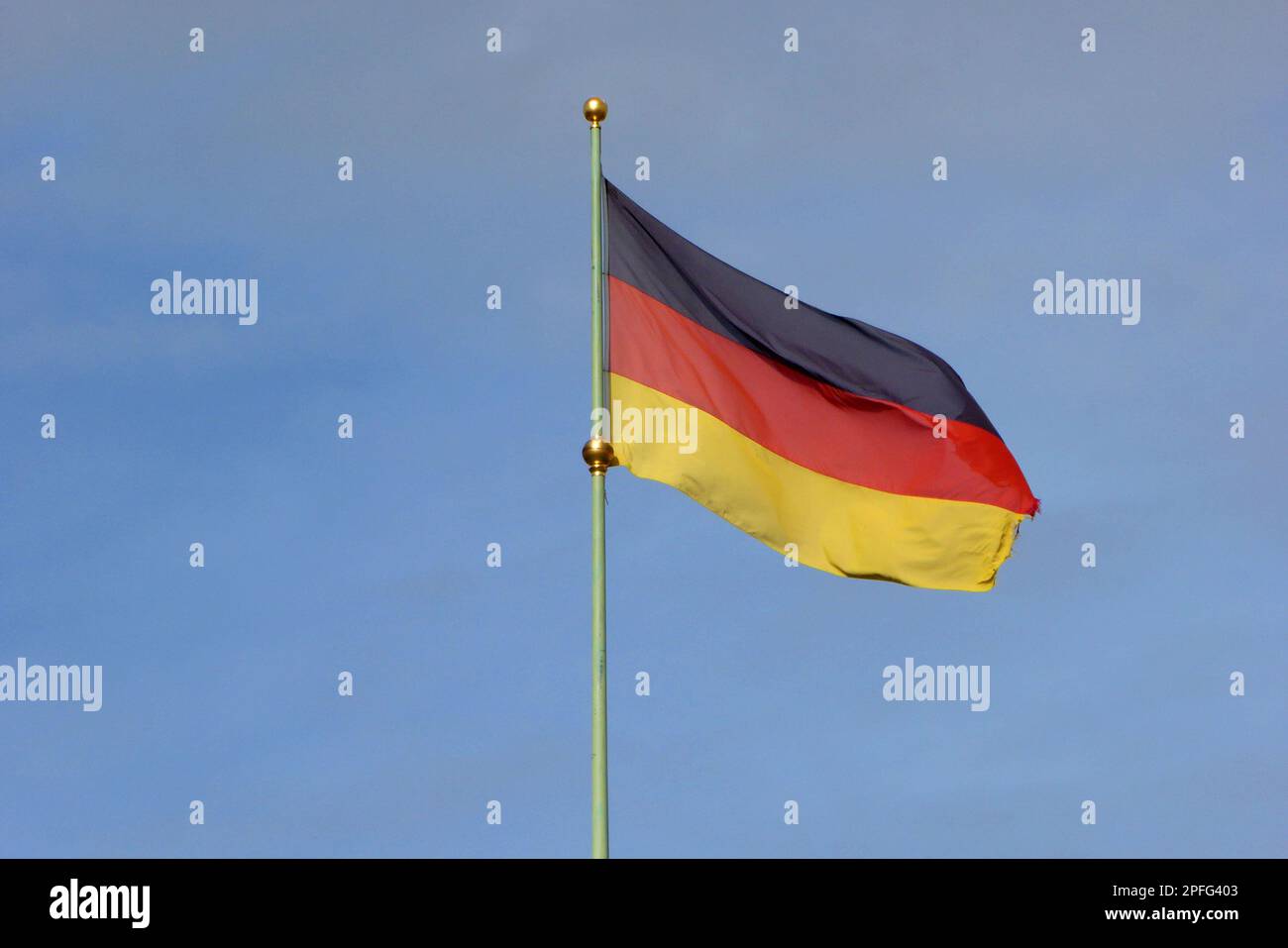 Dutschland Fahne / Flagge / Flag / German Stock Photo
