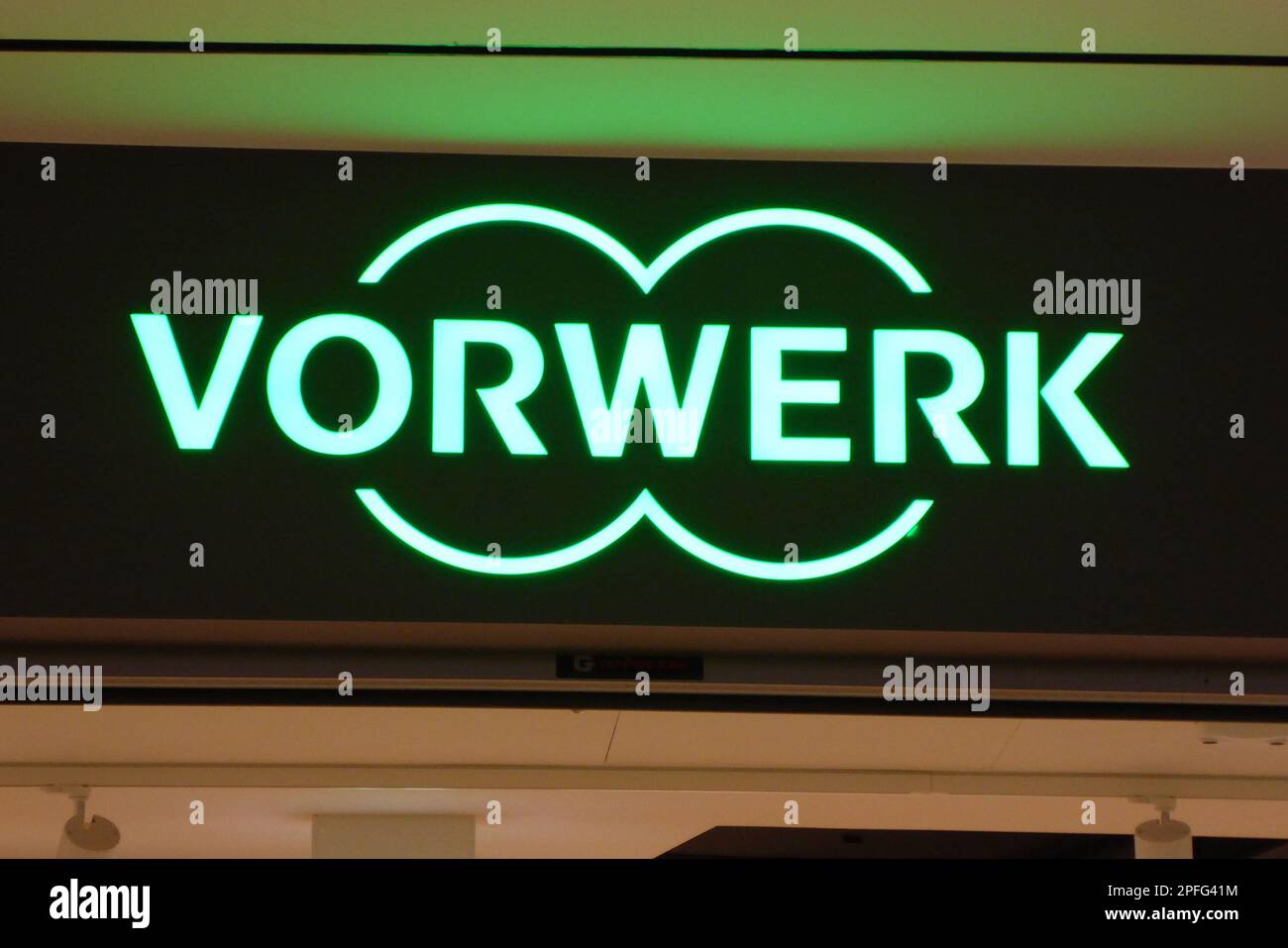 Vorwerk / Logo / Schriftzug Stock Photo