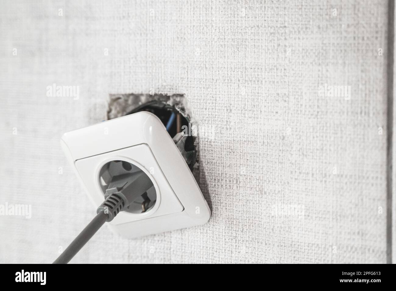 Broken electricity socket hires stock photography and images Alamy