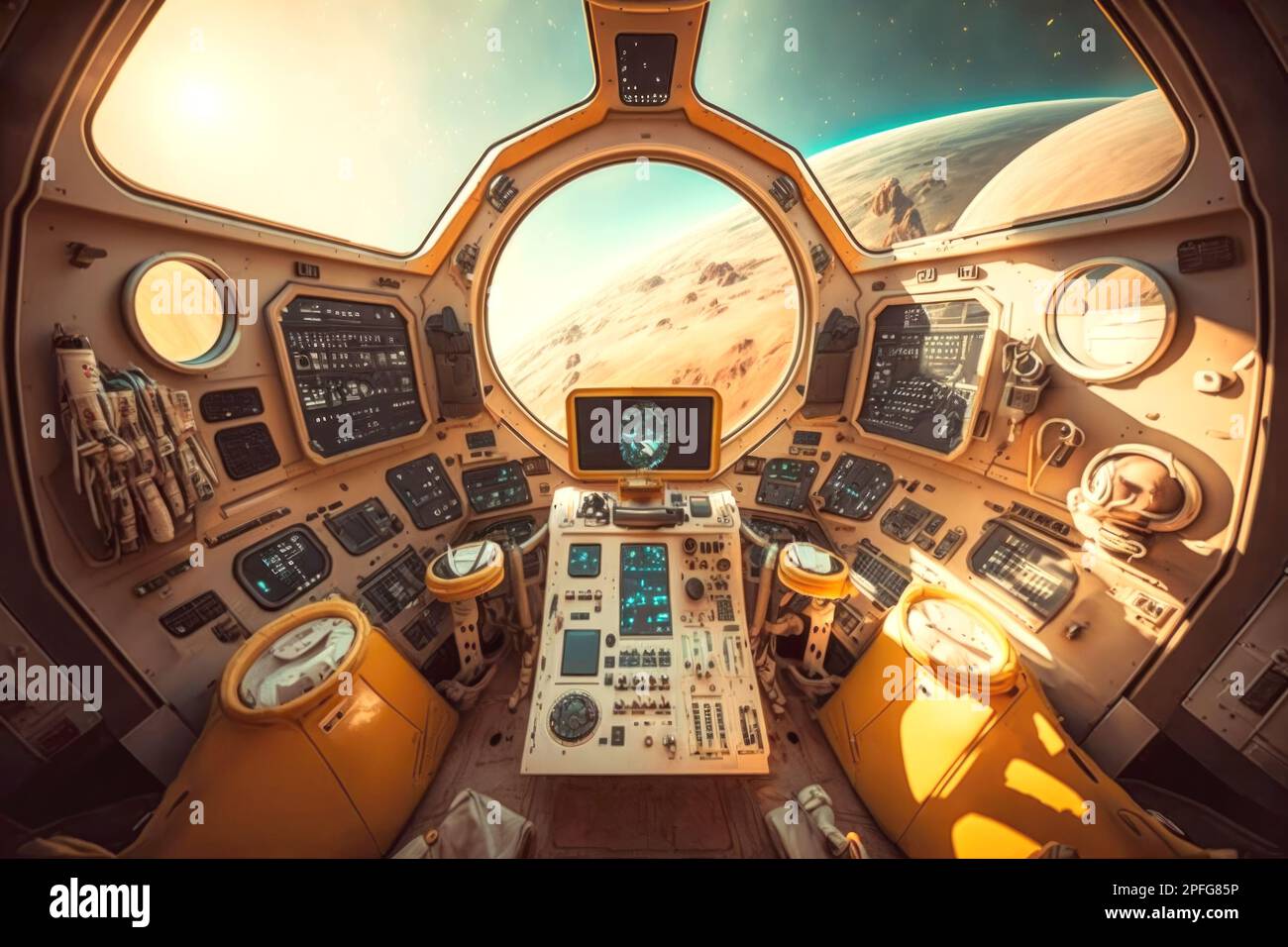 Flight deck cockpit space shuttle hi-res stock photography and images ...
