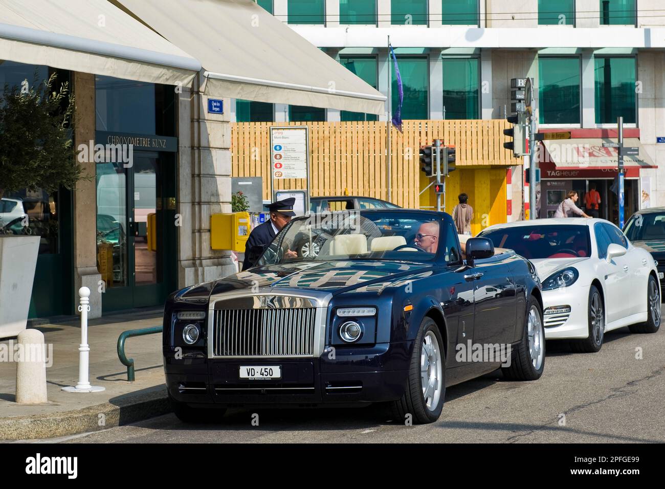 Rolls Royce, Geneva, Switzerland Stock Photo Alamy