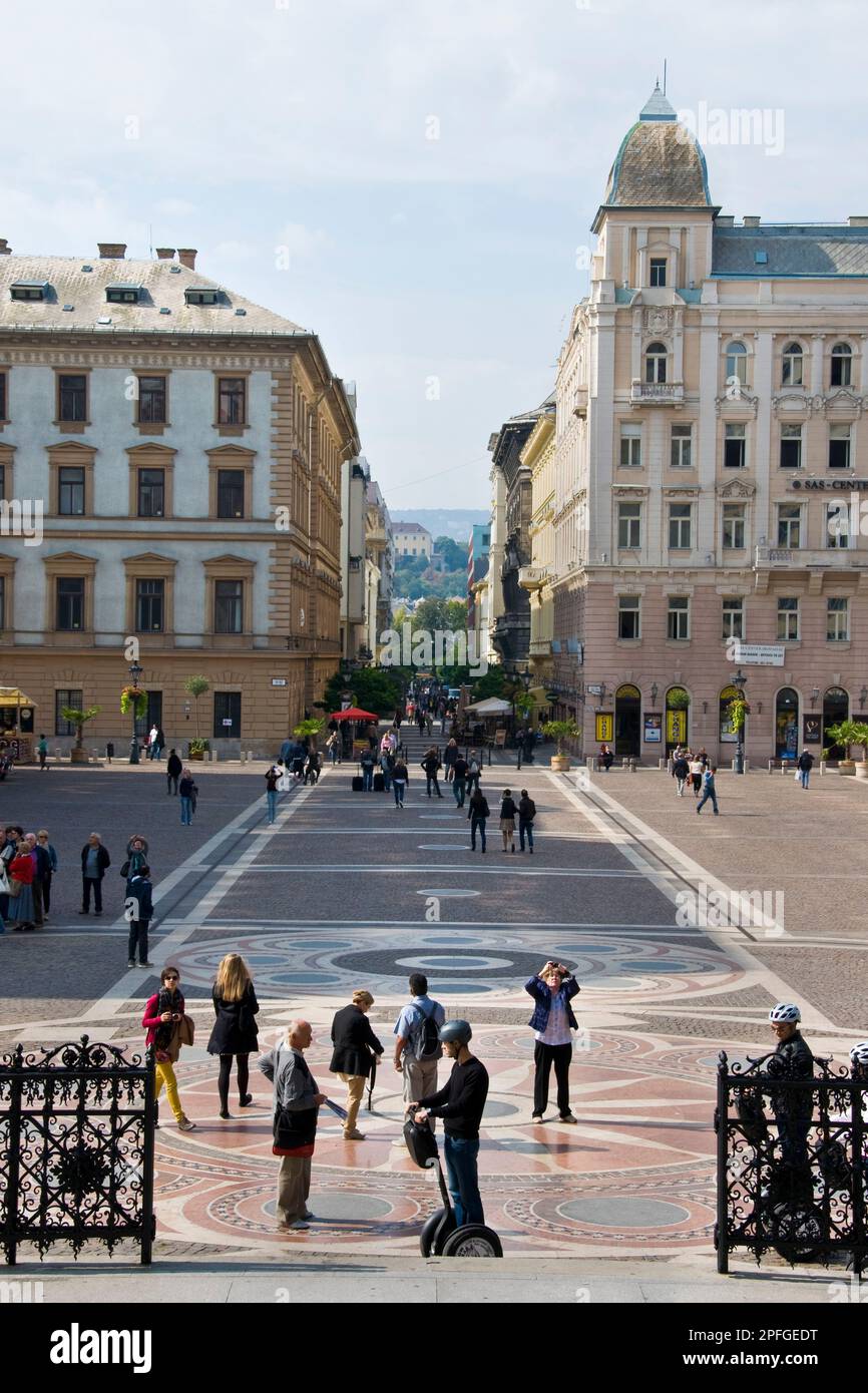 Hungary, Budapest, town square in centre town Stock Photo
