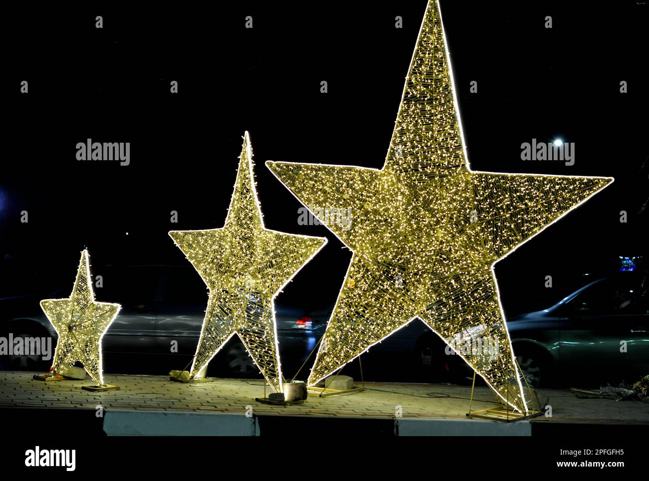 Cairo, Egypt, March 15 2023 background of festive decorations in the