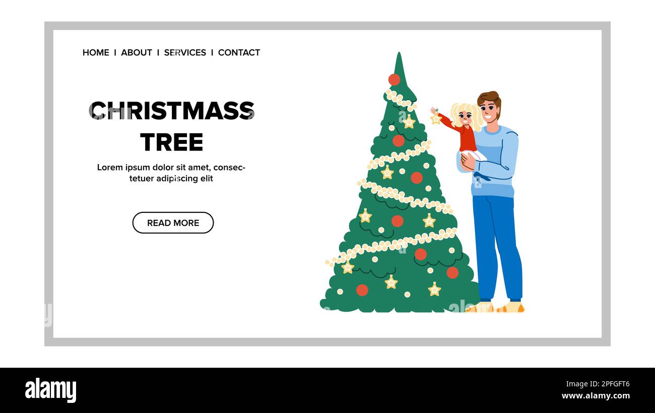 christmass tree vector Stock Vector Image & Art - Alamy