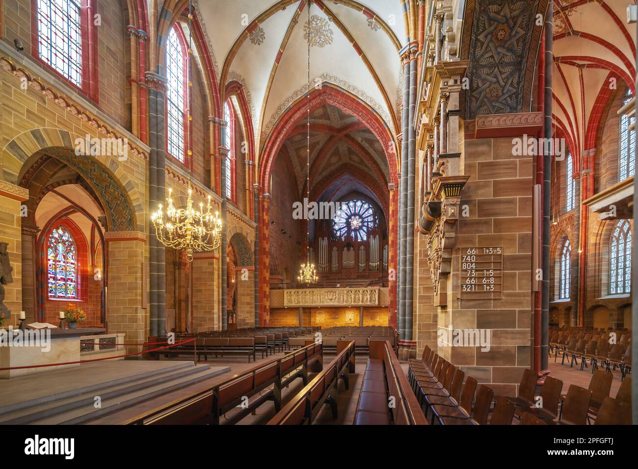 Bremen Cathedral Interior - Bremen, Germany Stock Photo
