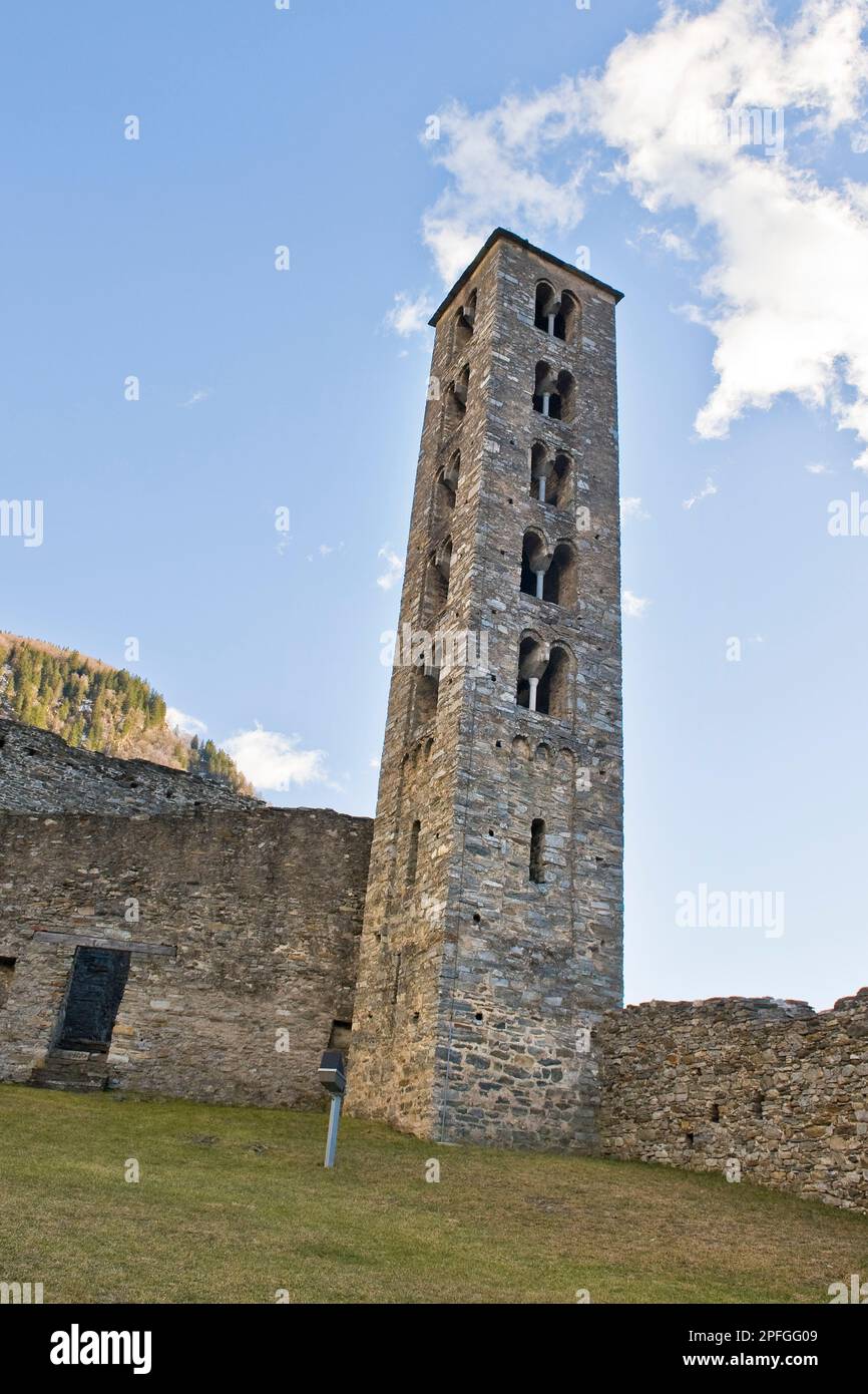 Mesocco castle. Canton Ticino. Switzerland Stock Photo