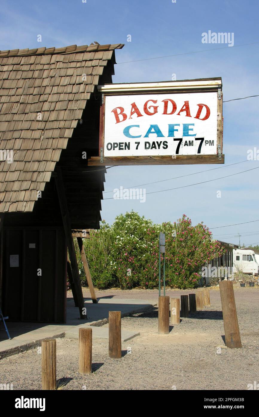 Bagdad cafe. Arizona. United States of America Stock Photo Alamy