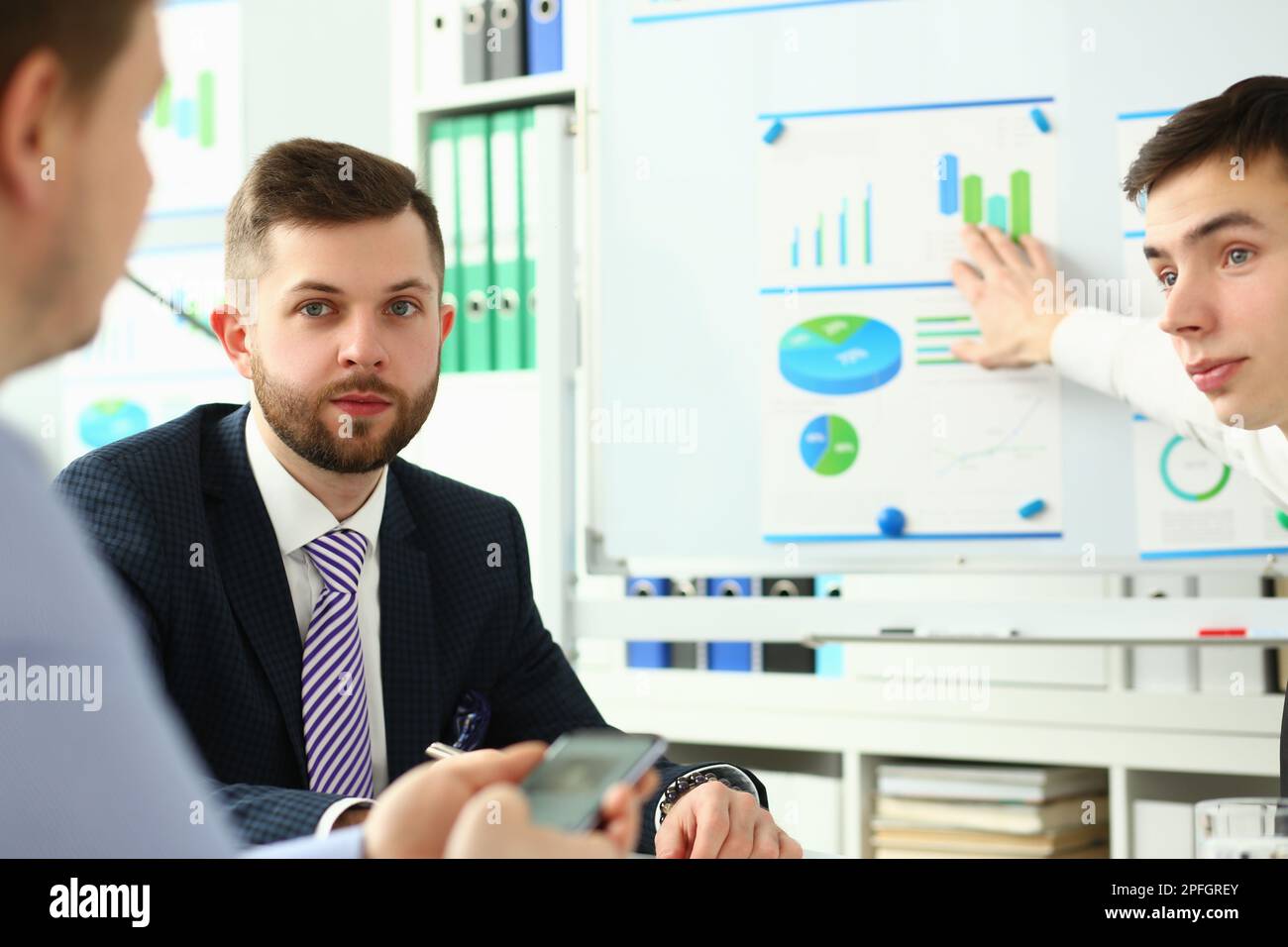 Market assessment discussion business hi-res stock photography and ...