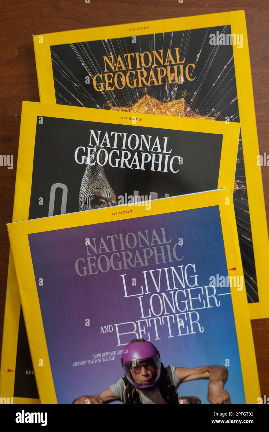 National Geographic is a monthly American magazine, United States, 2023 ...