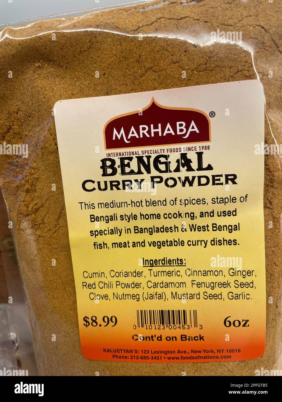 Kalustyan's Indian Spice Shop is a specialty store in Murray Hill, New