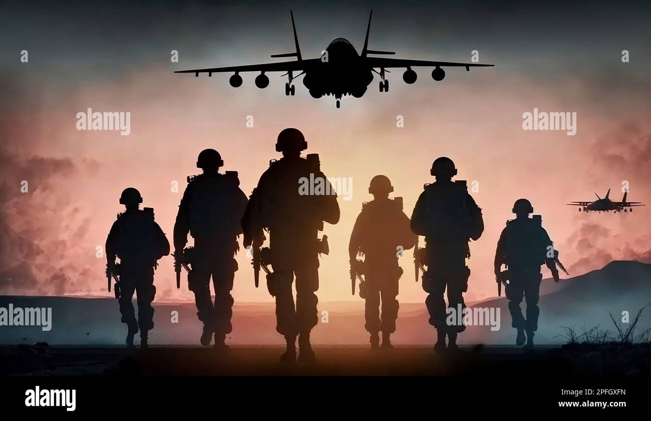 Usa military group of soldiers hi-res stock photography and images - Alamy