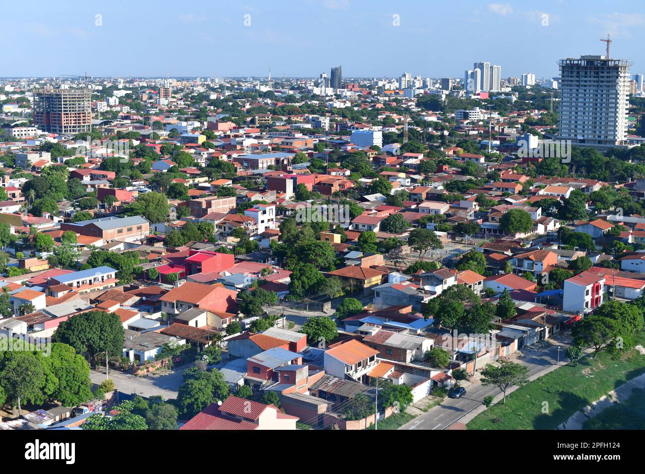 Cityscape of Santa Cruz de la Sierra, Bolivia Stock Photo - Alamy