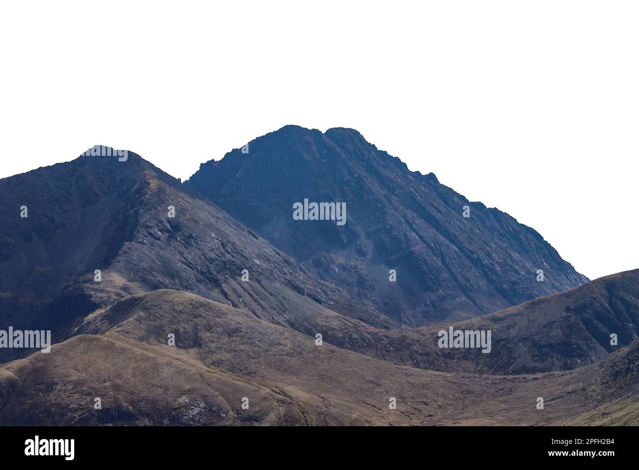 blaven isle of skye isolated Stock Photo