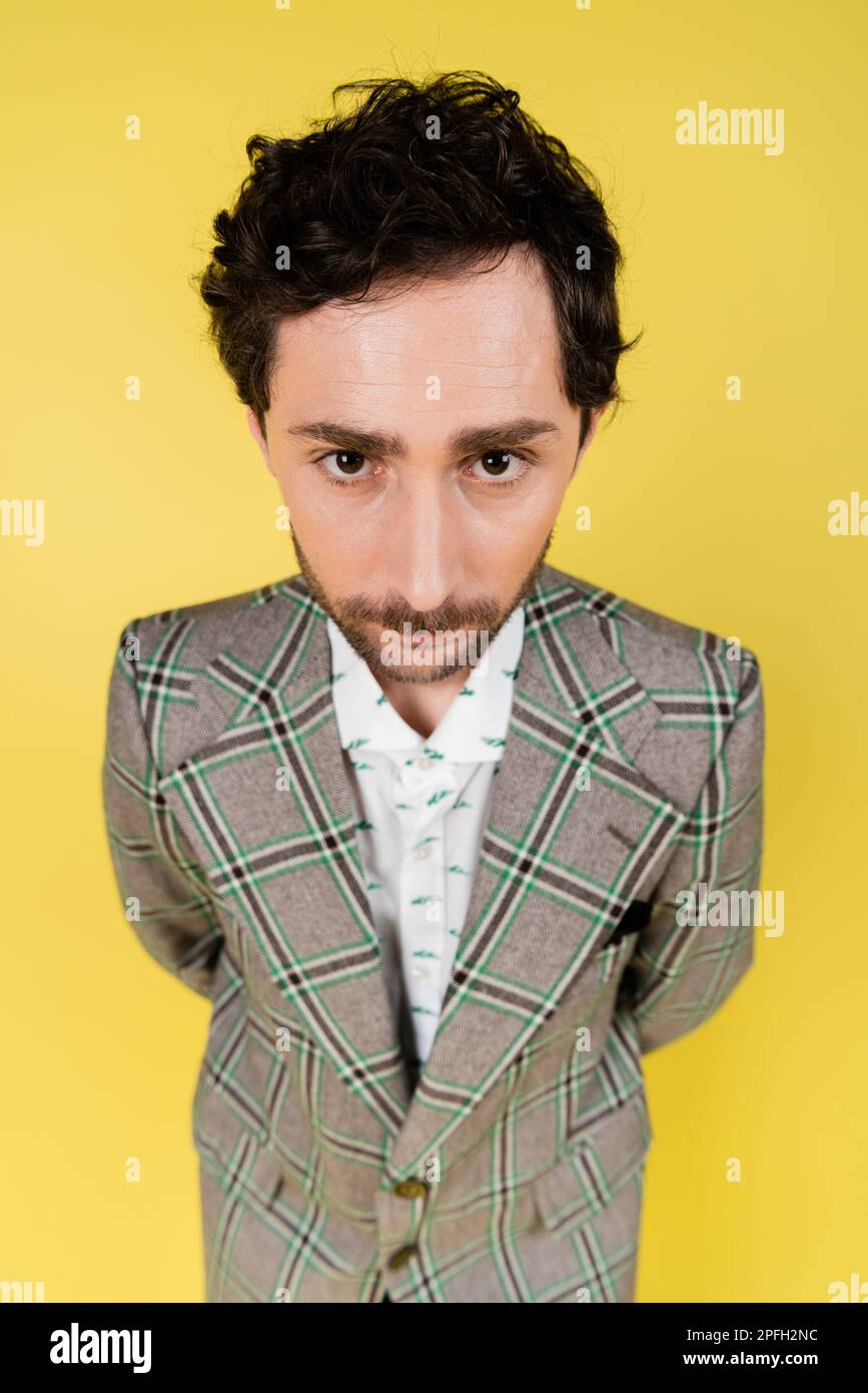 Wide angle shot model posing hi-res stock photography and images - Alamy