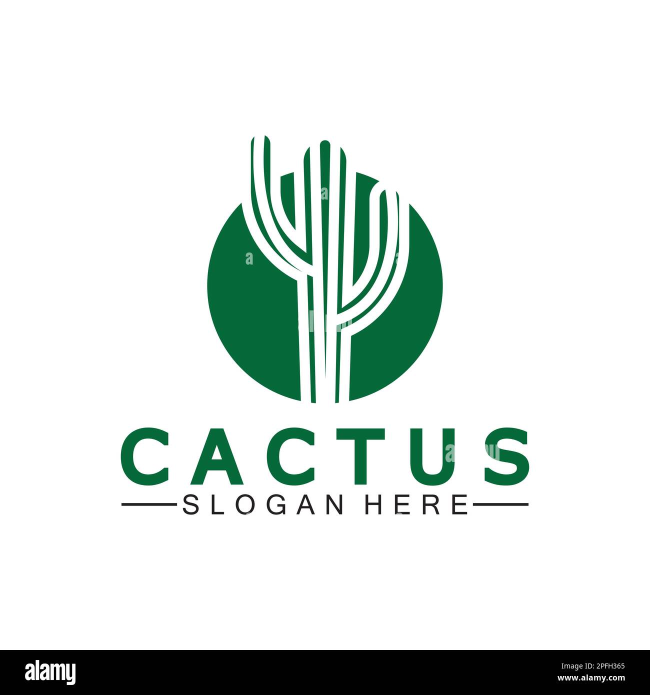 Cactus Logo Template Design Vector, Design Concept, Creative Symbol ...