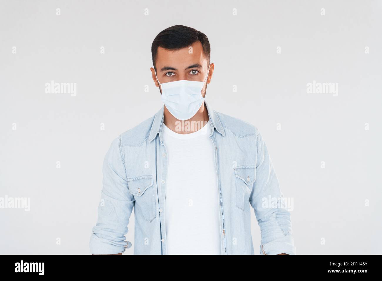 Young guy in protective mask hi-res stock photography and images - Alamy