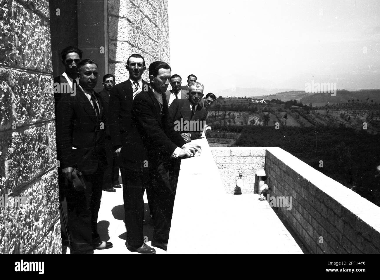 Sacrario del Montello Nervesa della Battaglia (anni 30 Stock