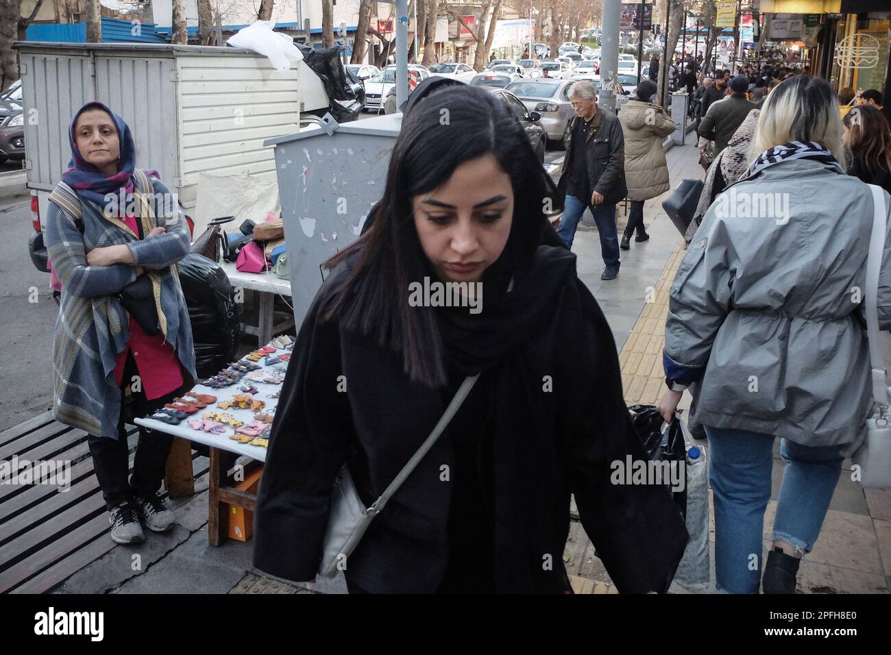 Tehran, Tehran, Iran. 16th Mar, 2023. A young Iranian woman, without