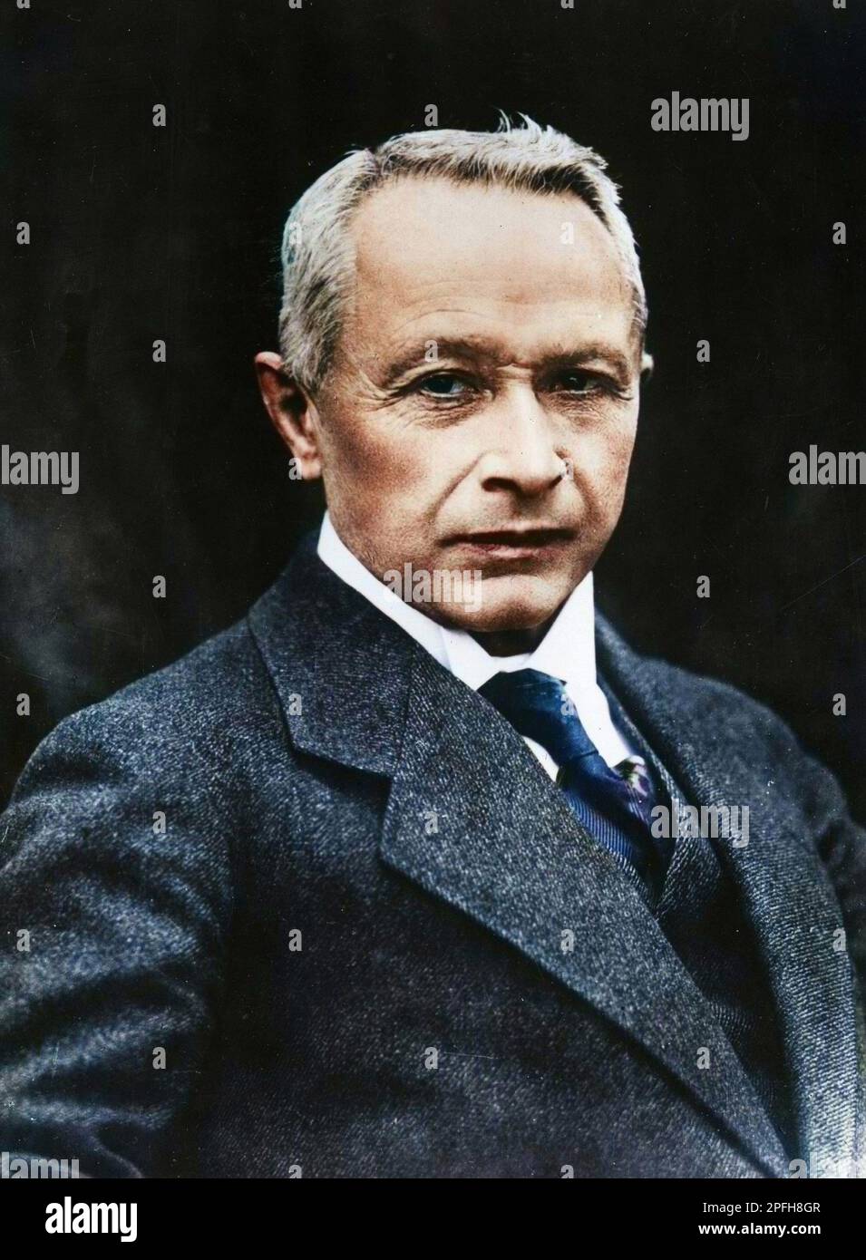 Portrait of Hugo Junkers (18591935) aircraft designer ingénieur