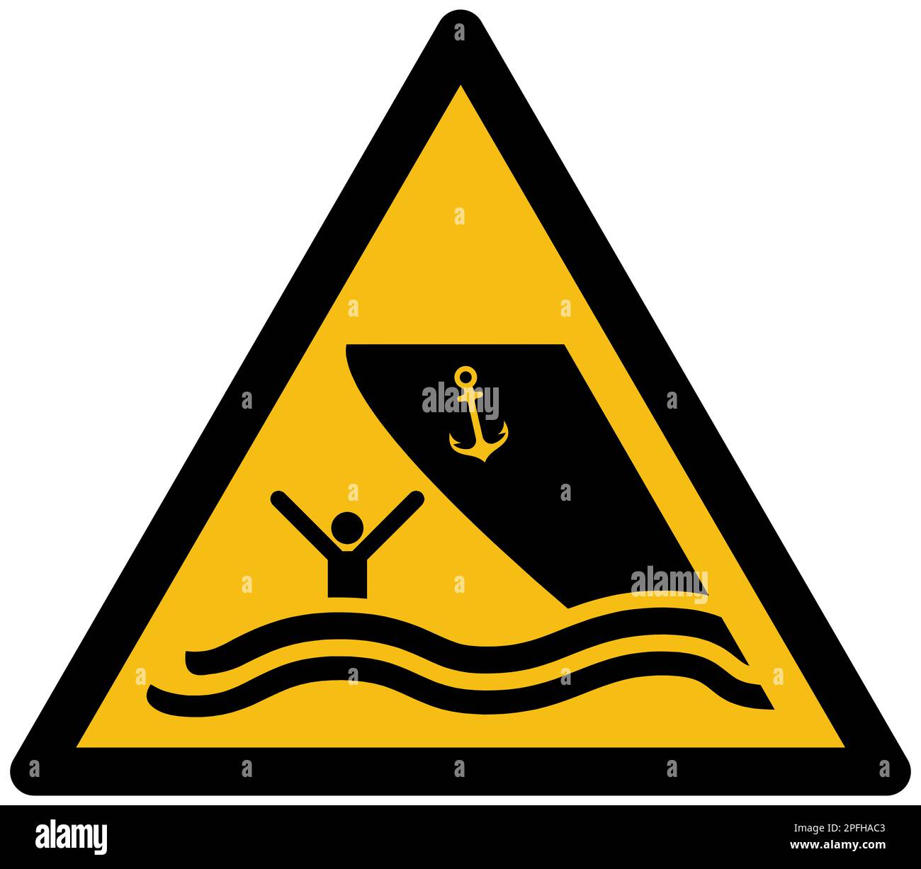 ISO 7010 Boating area sign Stock Photo Alamy