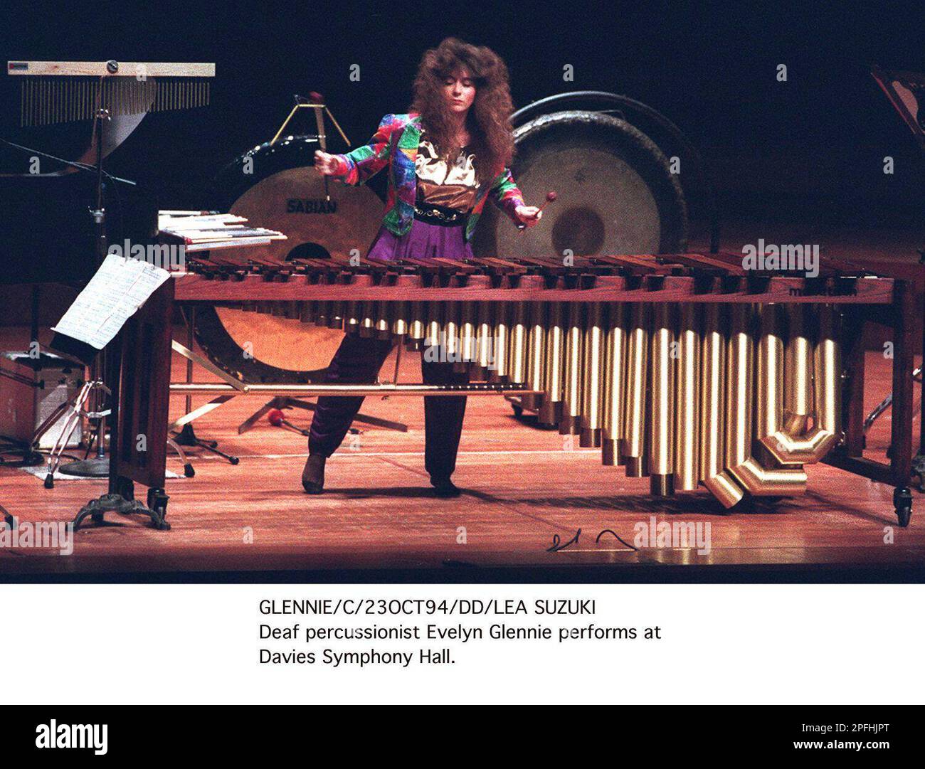 Evelyn glennie 2024 playing xylophone