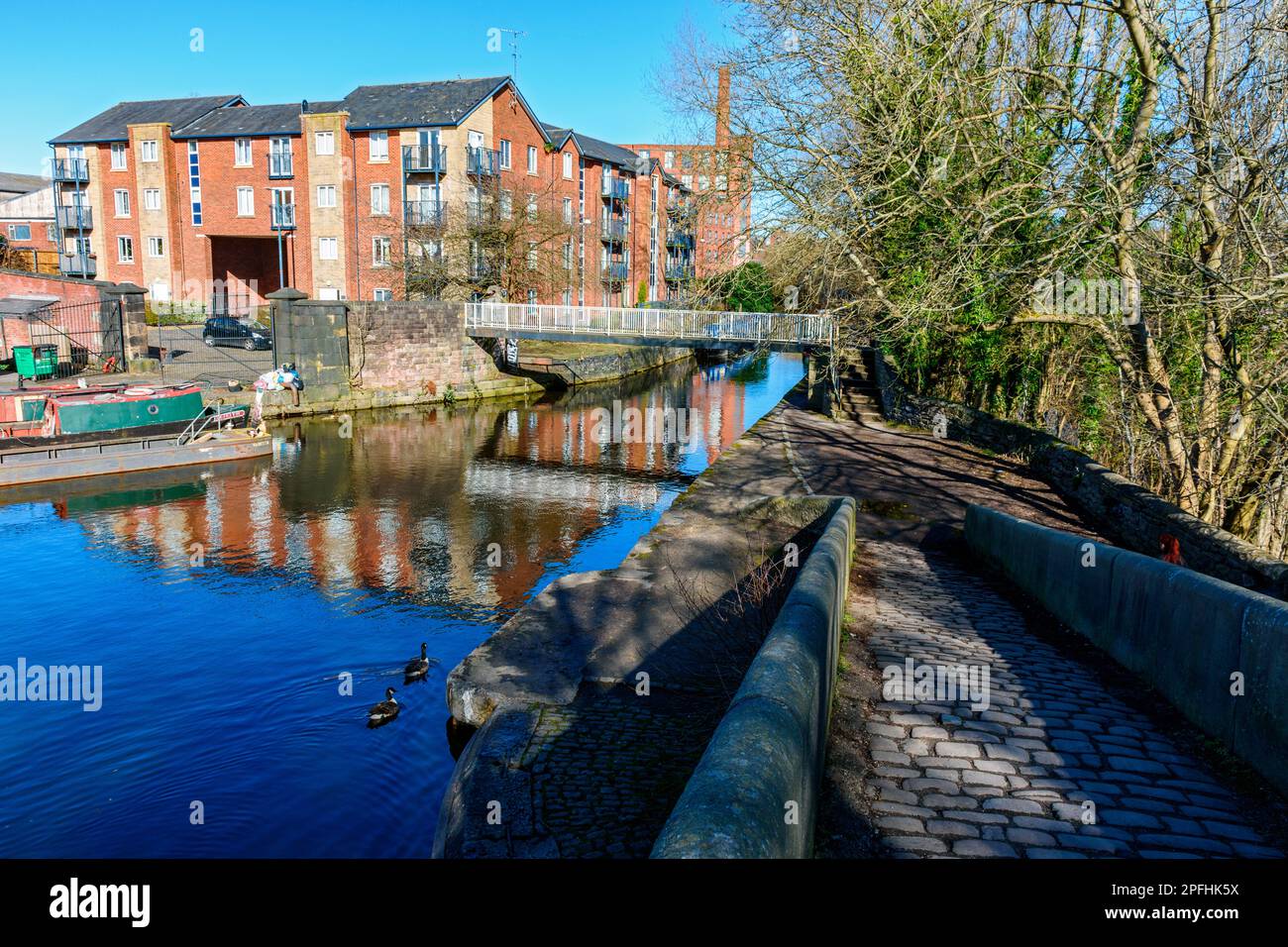 Portland Basin at the junction of the Ashton and Peak Forest canals. AshtonunderLyne, Tameside