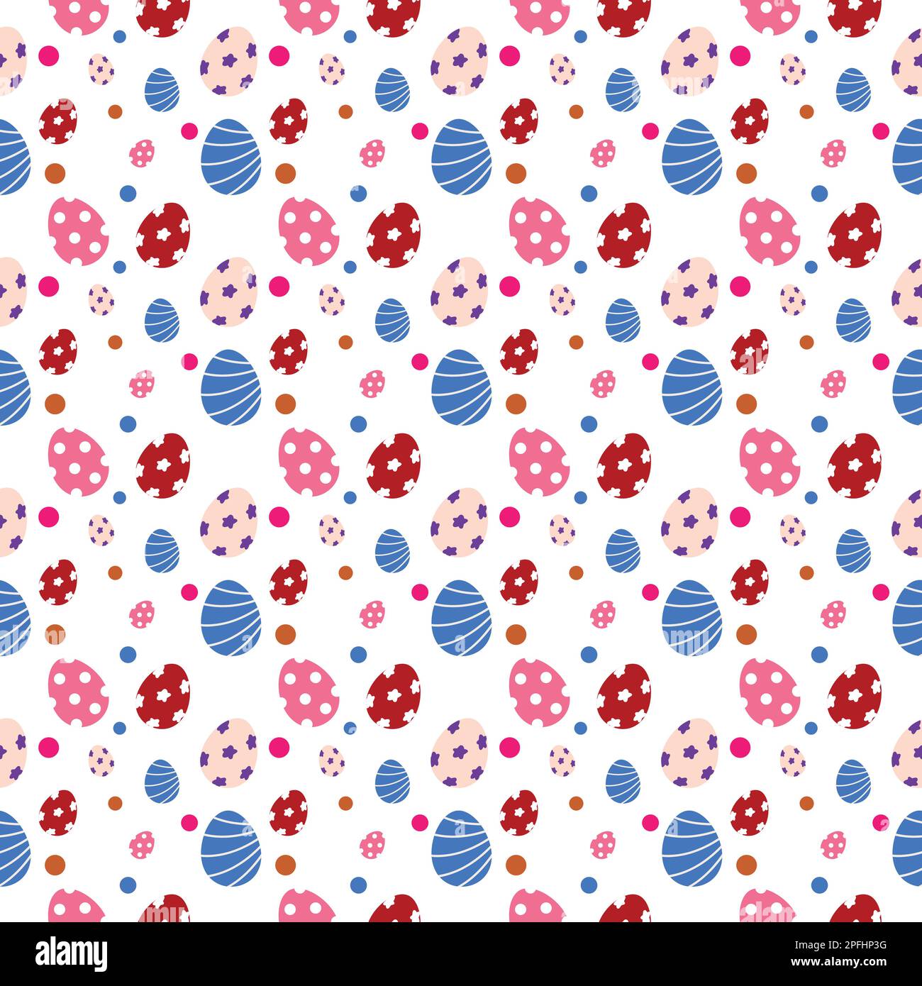 Colorful easter seamless pattern. Easter seamless pattern. Easter pattern. Happy easter. Colorful seamless pattern Stock Vector